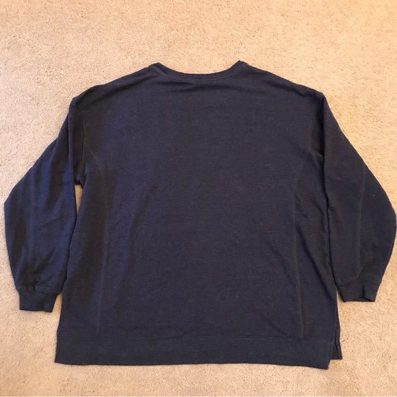 Wild Fox Social Statement Sweatshirt Womens Size XL Dark Blue Crewneck - Picture 3 of 10